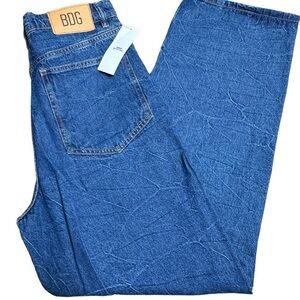 BDG Urban Outfitters crackle wide leg jeans NWT 27